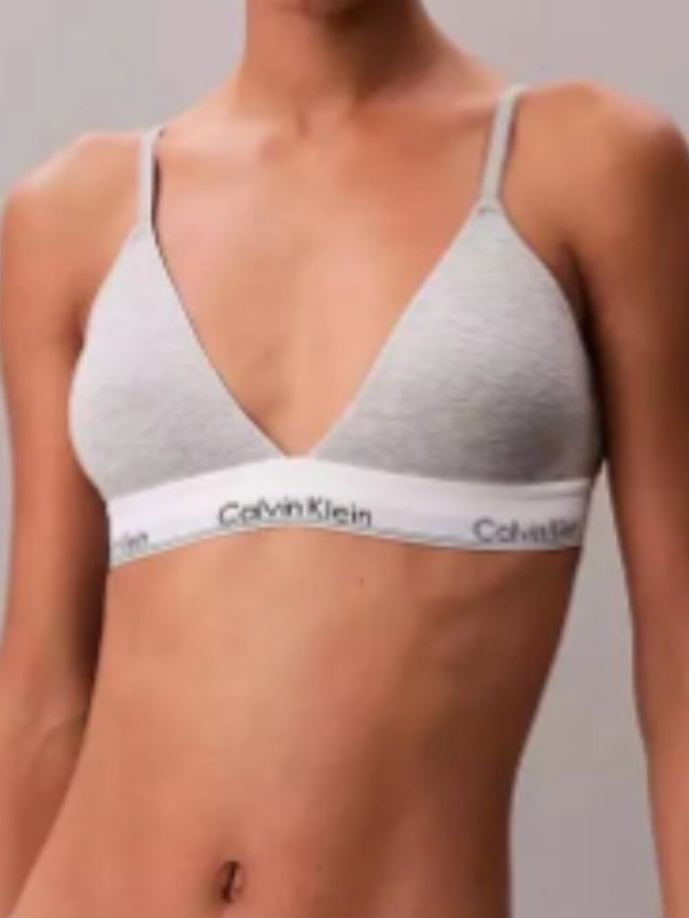 Calvin Klein Icon Cotton-Modal Lightly Lined Triangle Bralette QF8498
